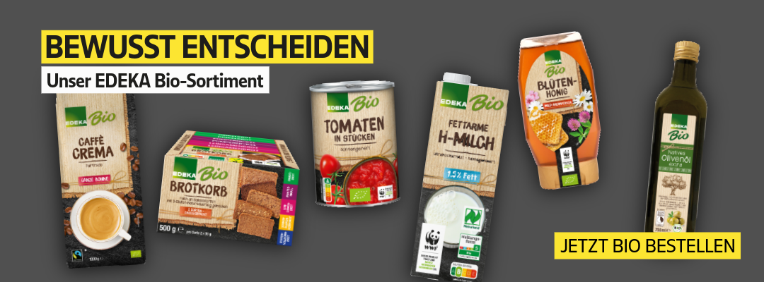 Unser EDEKA Bio Sortiment